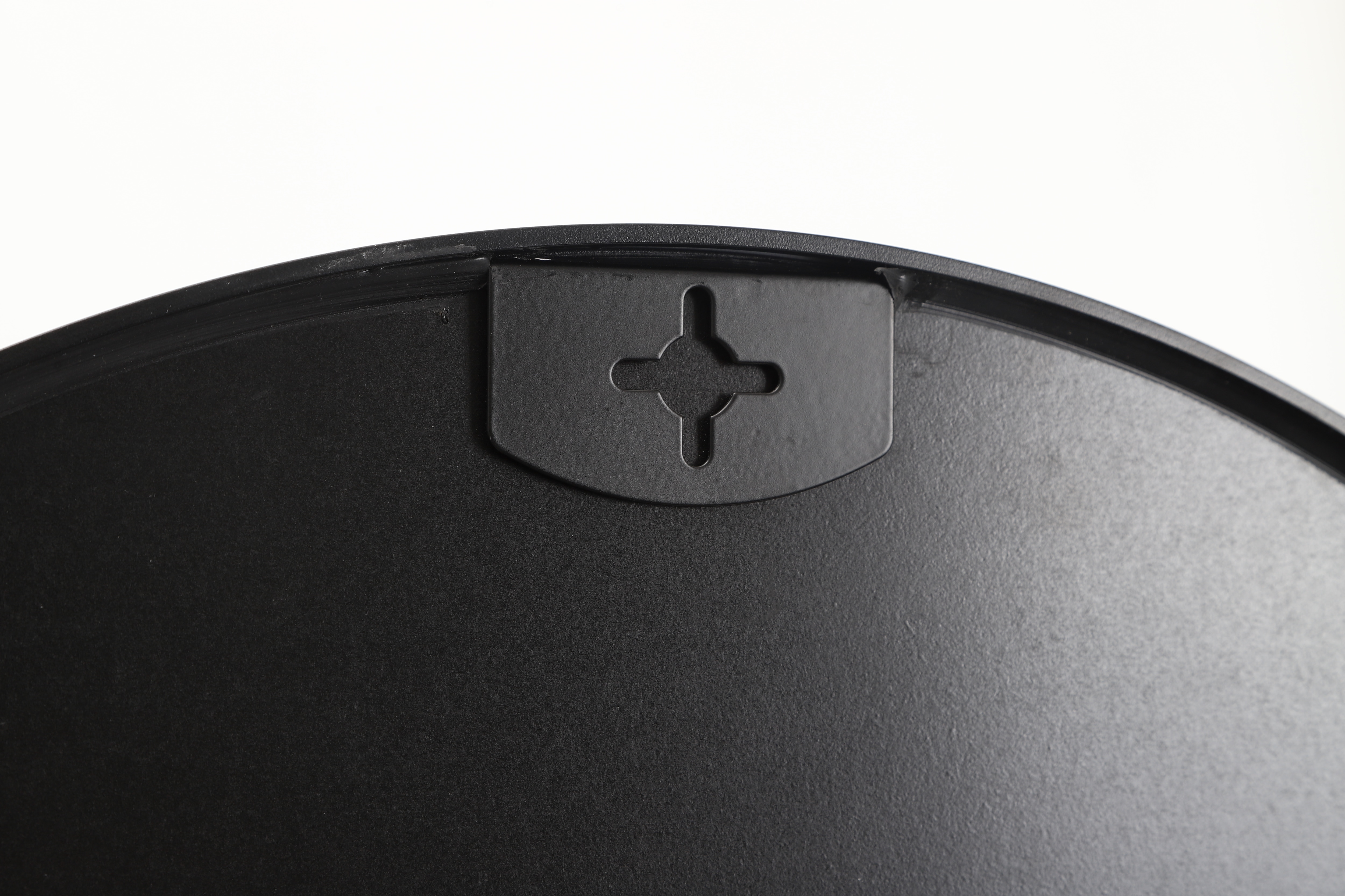 Arched Bathroom Mirror With Modern Black Metal Frame Wall Decor_voghion.com